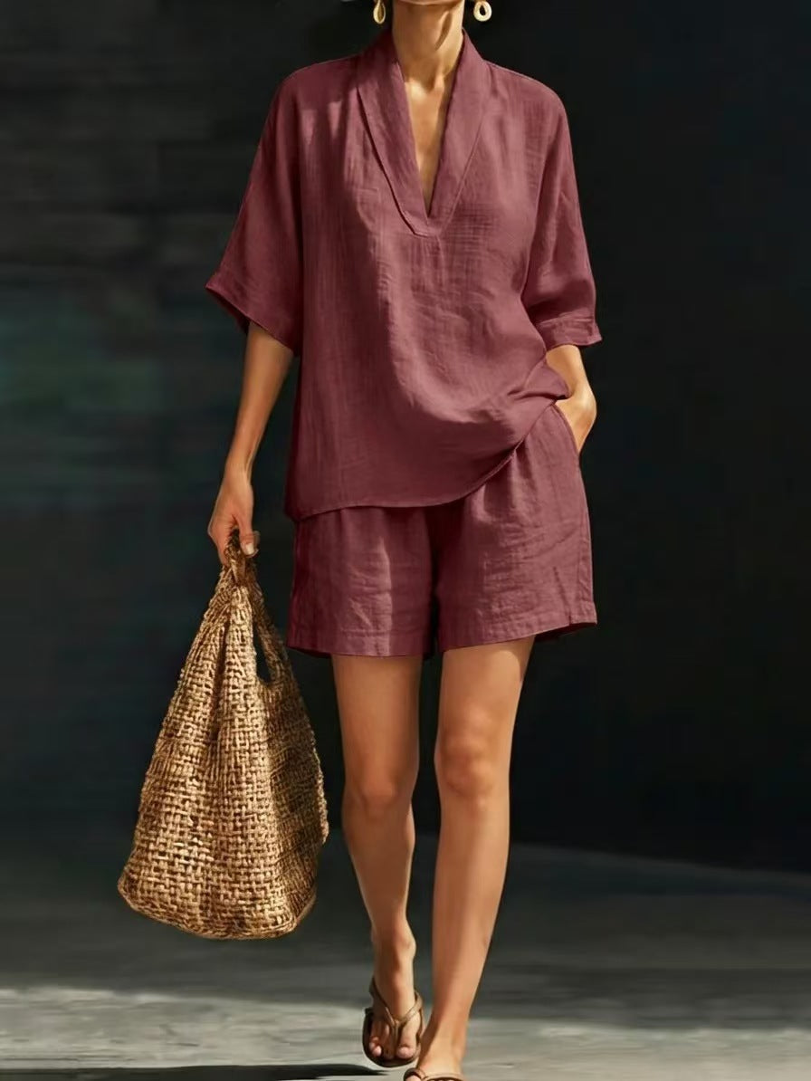 Summer Casual Loose Beach Set
