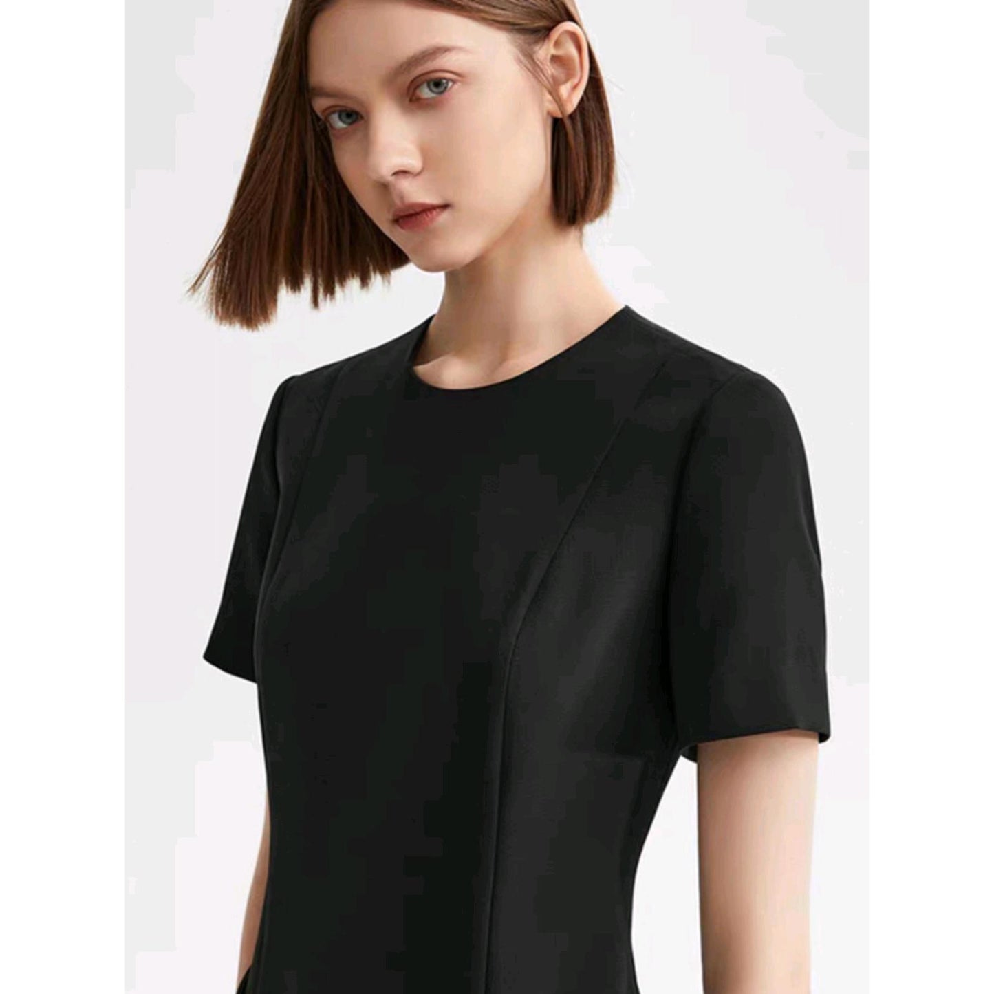 Autumn Pleated Dress