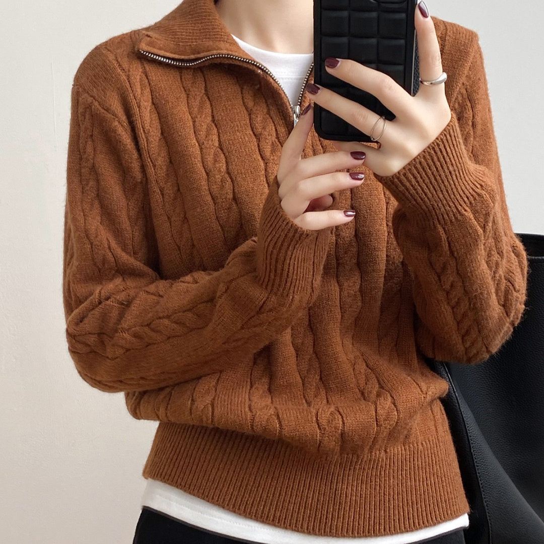 Vintage Half Zip Sweater