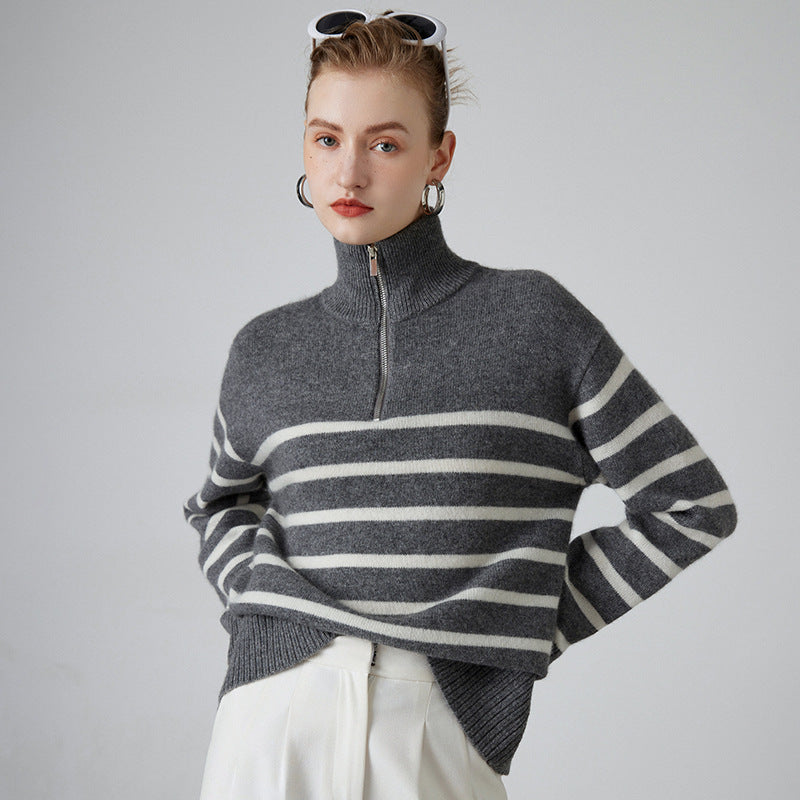 Striped Cashmere Sweater