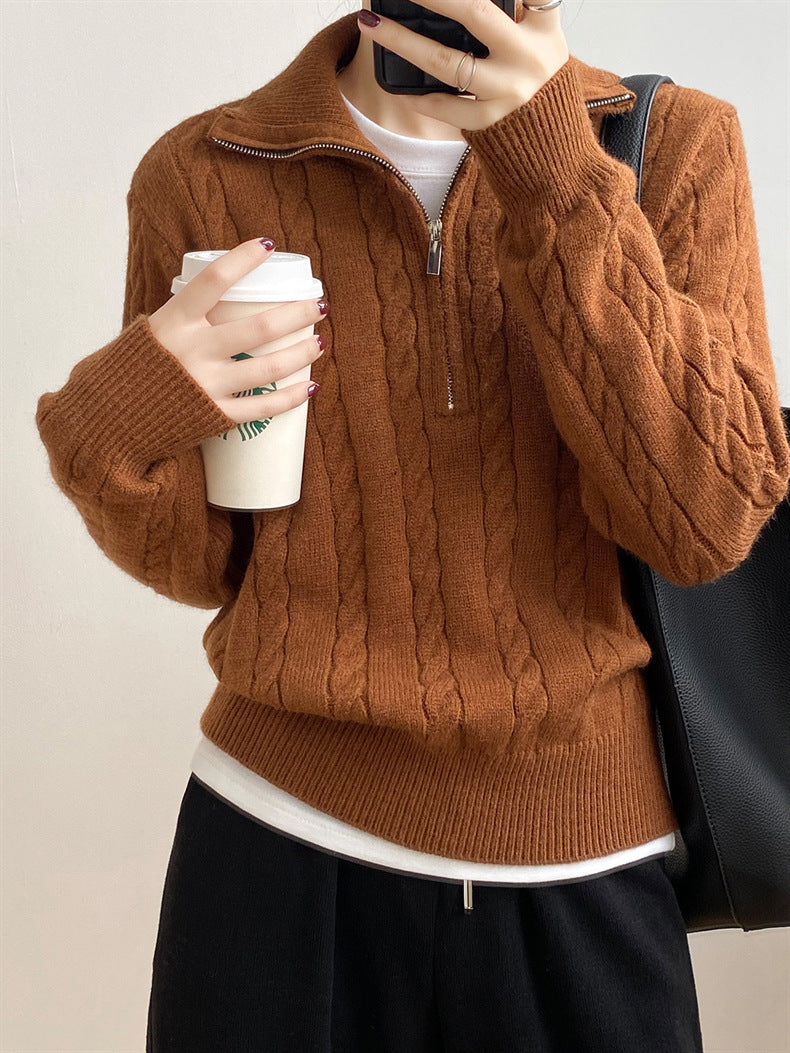 Vintage Half Zip Sweater