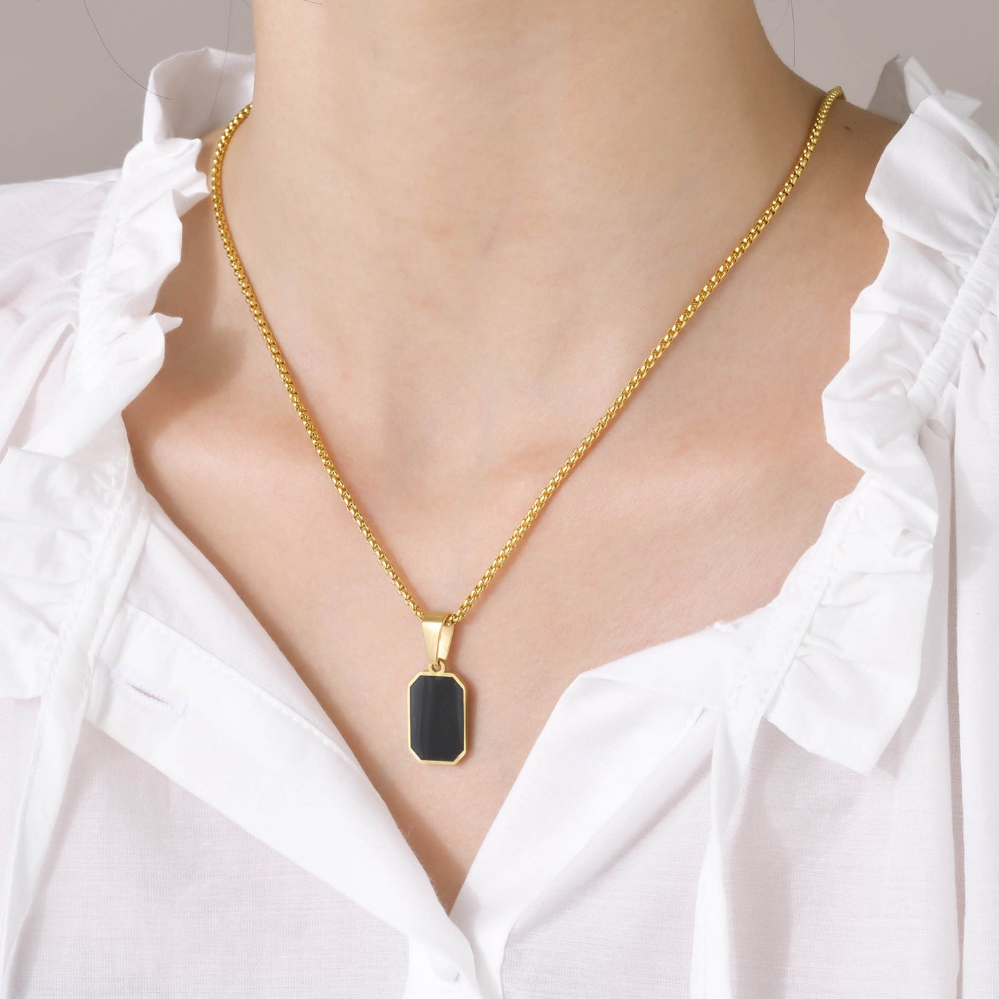 Geometric Pendant Necklace