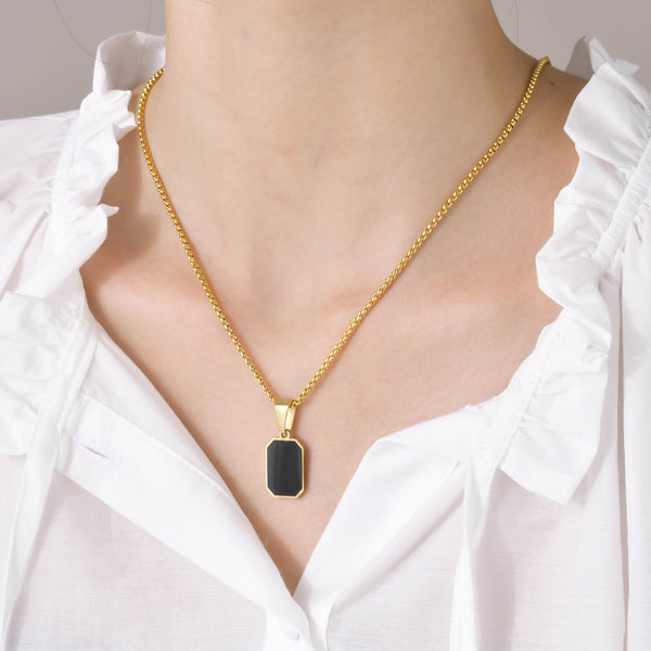Geometric Pendant Necklace
