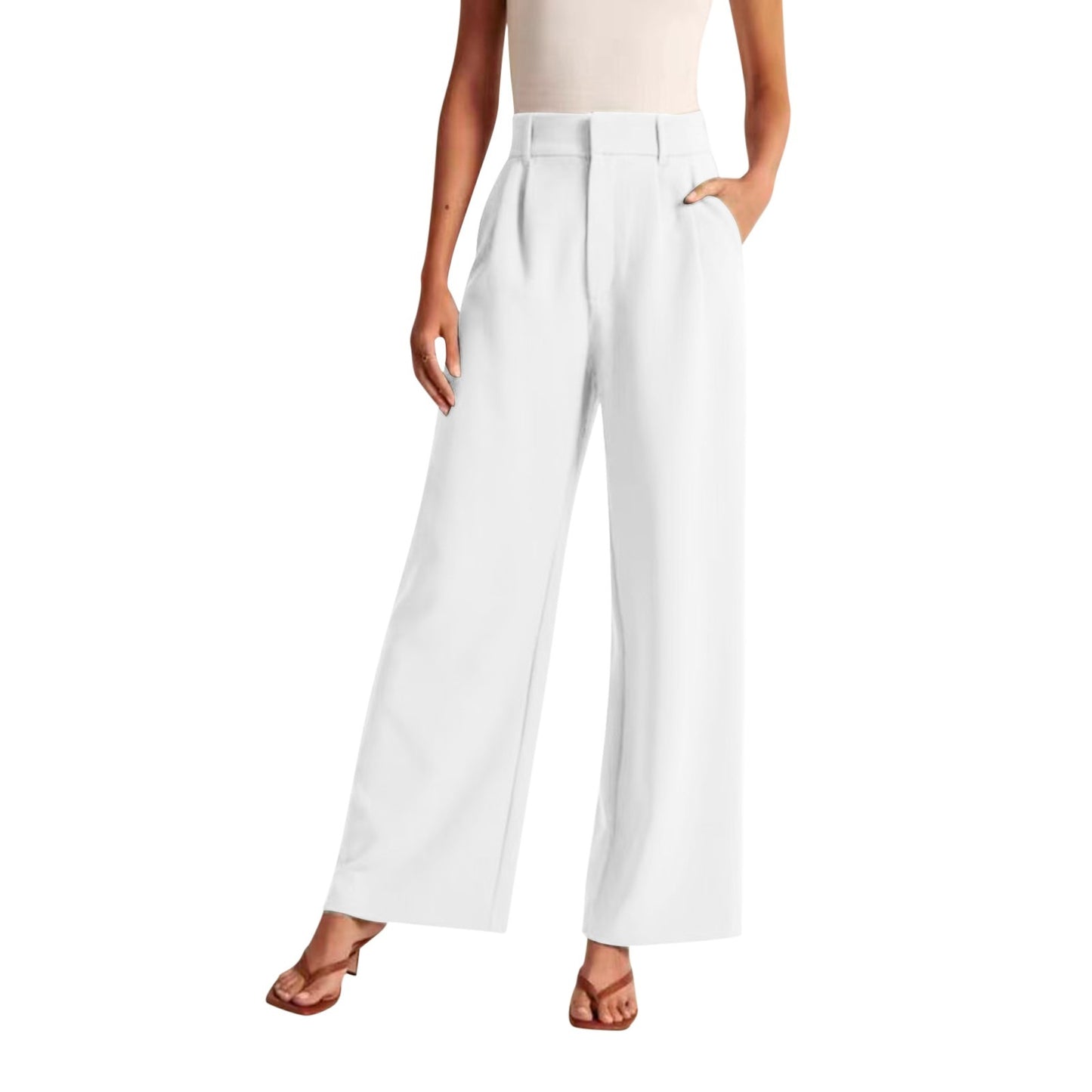 High Waist Wide Leg Pants