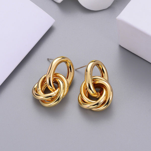 Inlaid Hook Earrings