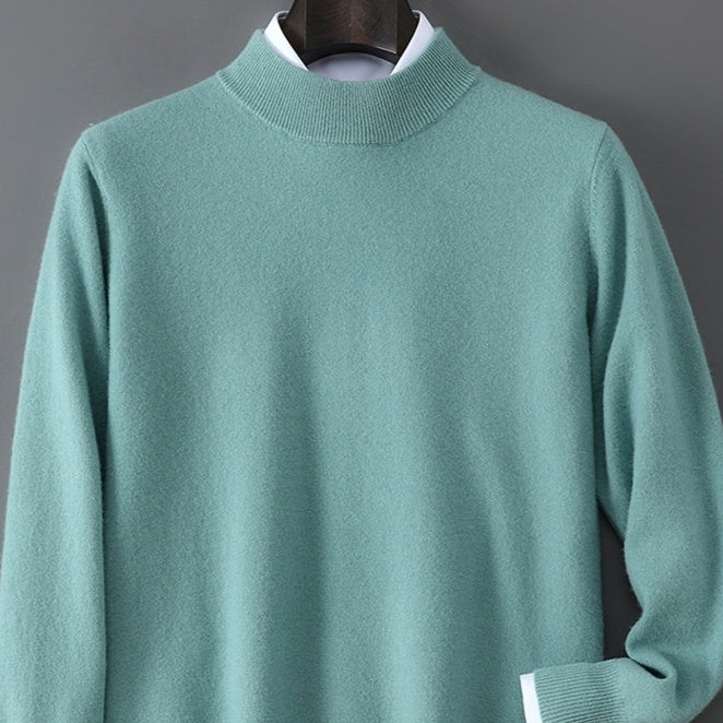 Modern Loose-Fitting Cashmere Base-Layer Sweater