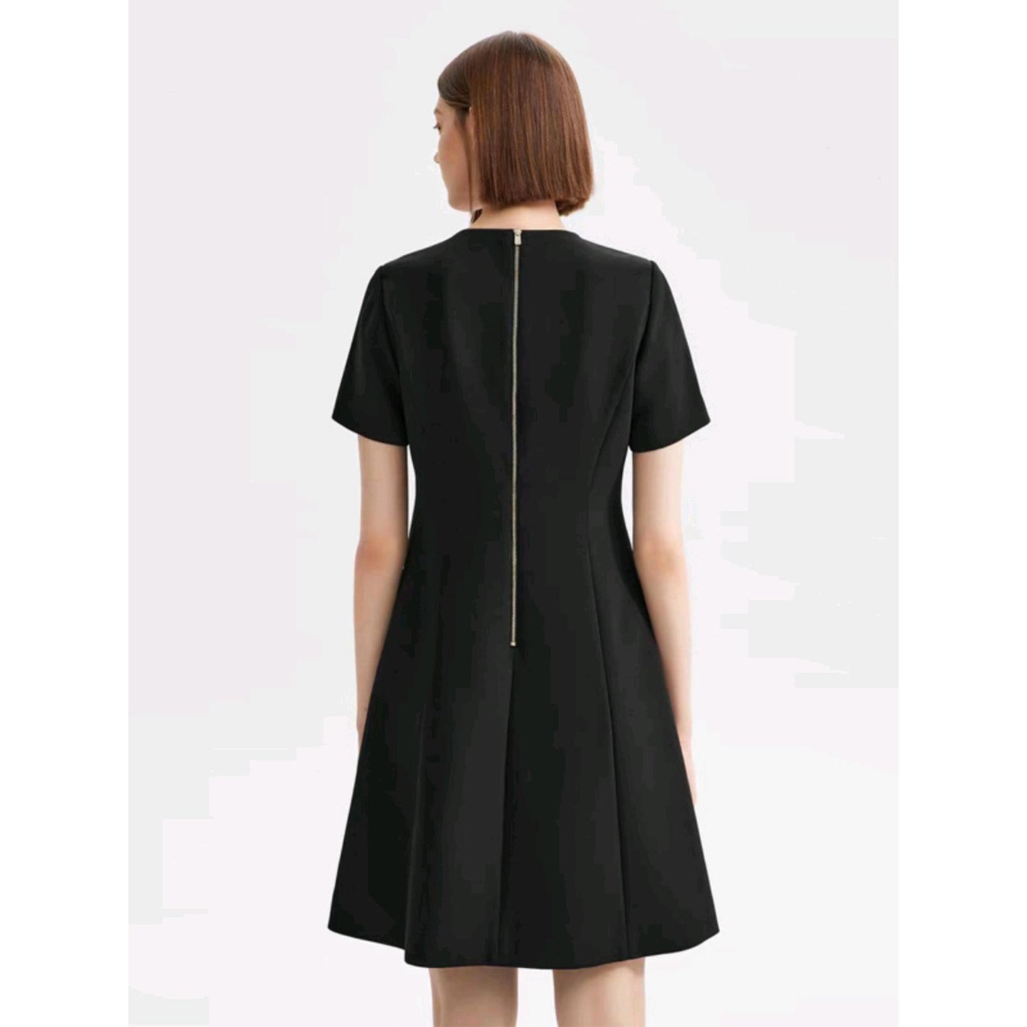 Autumn Pleated Dress
