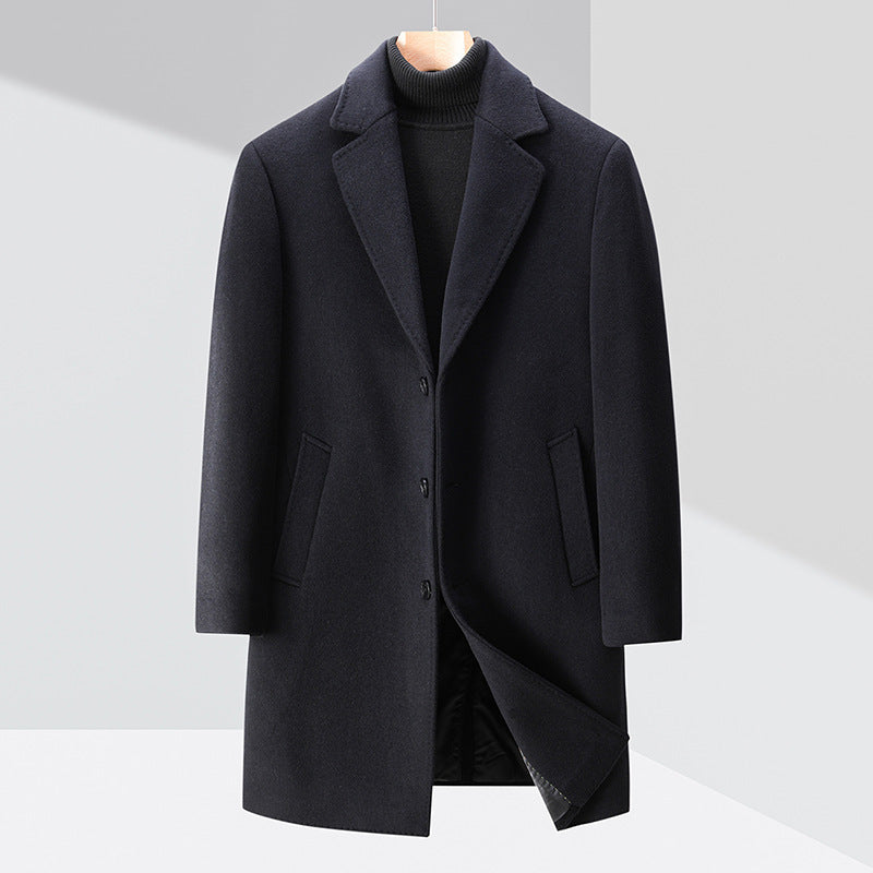 Business Casual Woolen Trench
