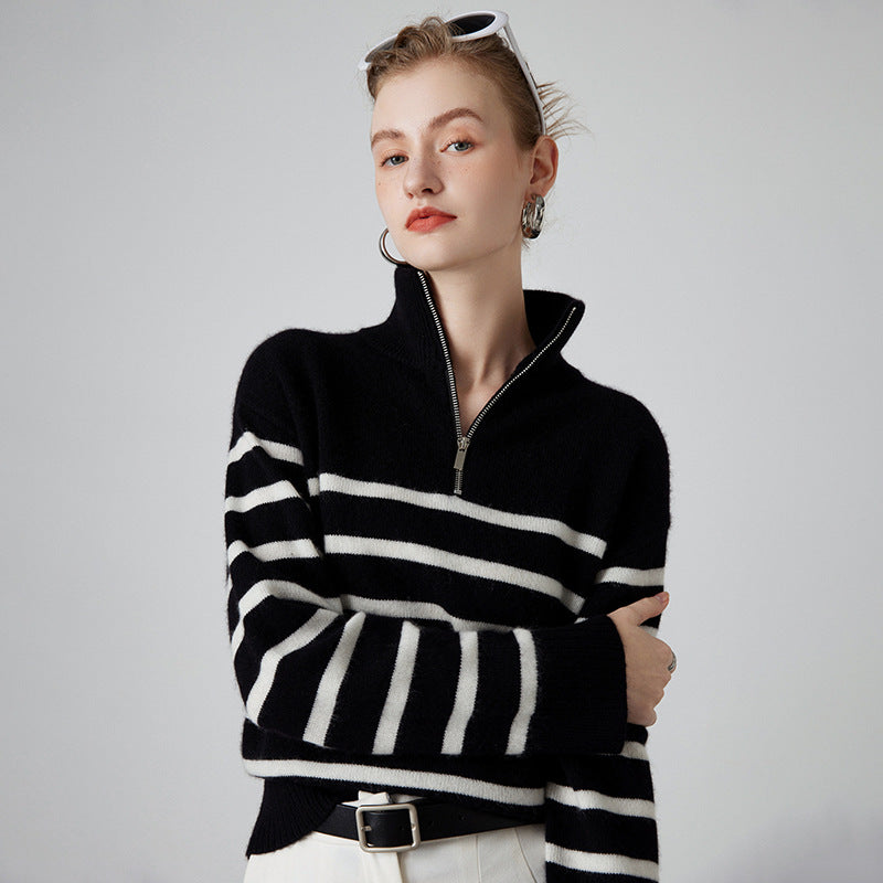 Striped Cashmere Sweater