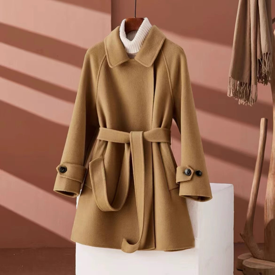 Reversible Cashmere Coat