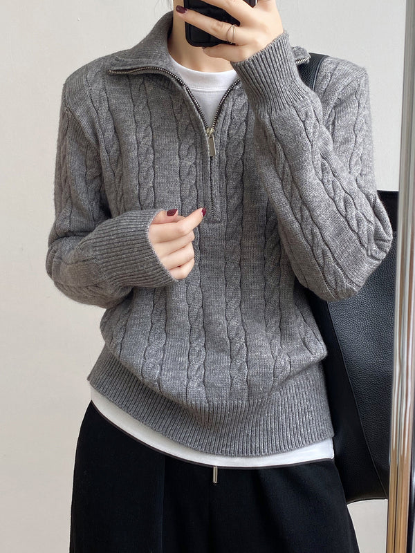 Vintage Half Zip Sweater