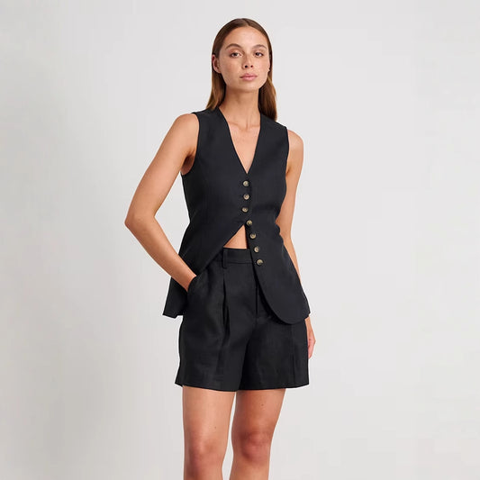 Commuter Vest Shorts Suit