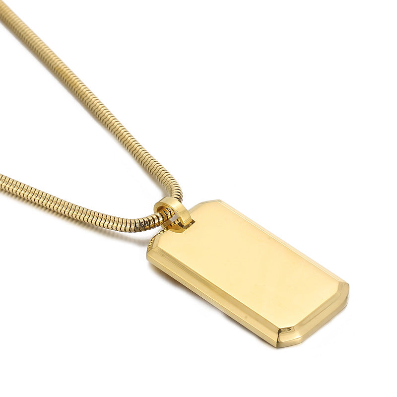 Stylish Tag Pendant
